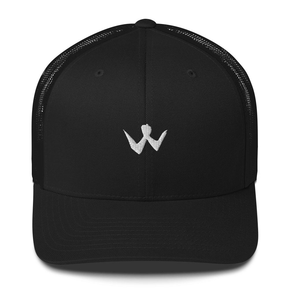 Trucker "W" White