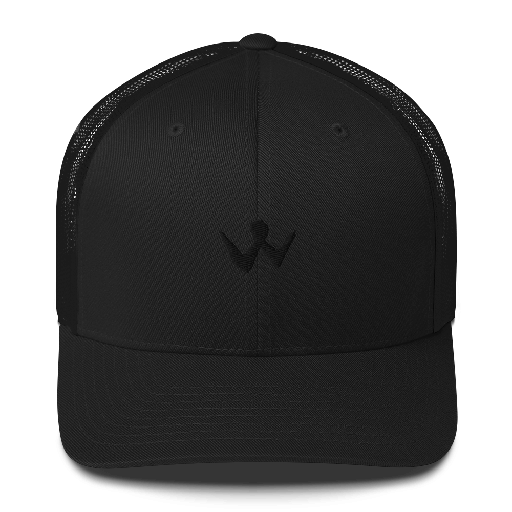 Trucker "W" Black