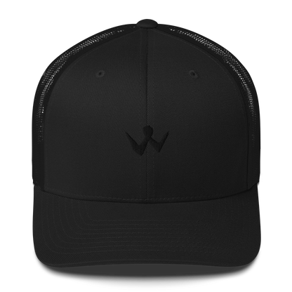 Trucker "W" Black