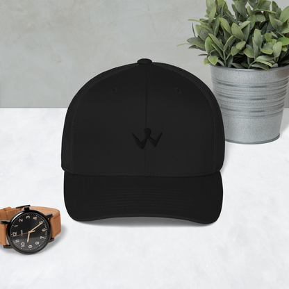 Trucker "W" Black