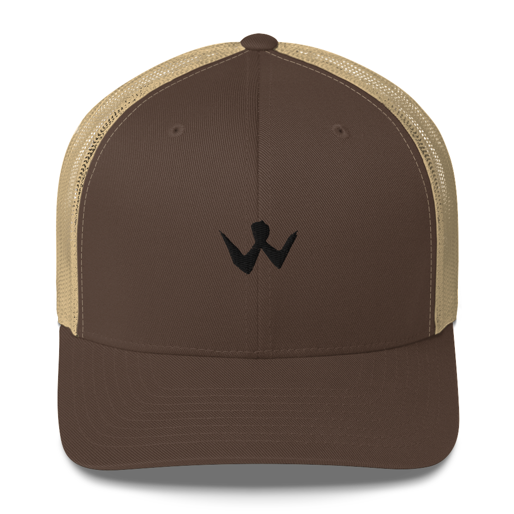 Trucker "W" Black