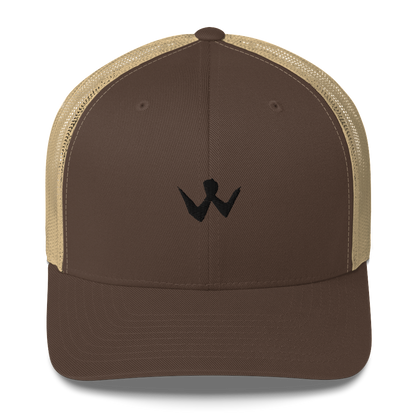 Trucker "W" Black