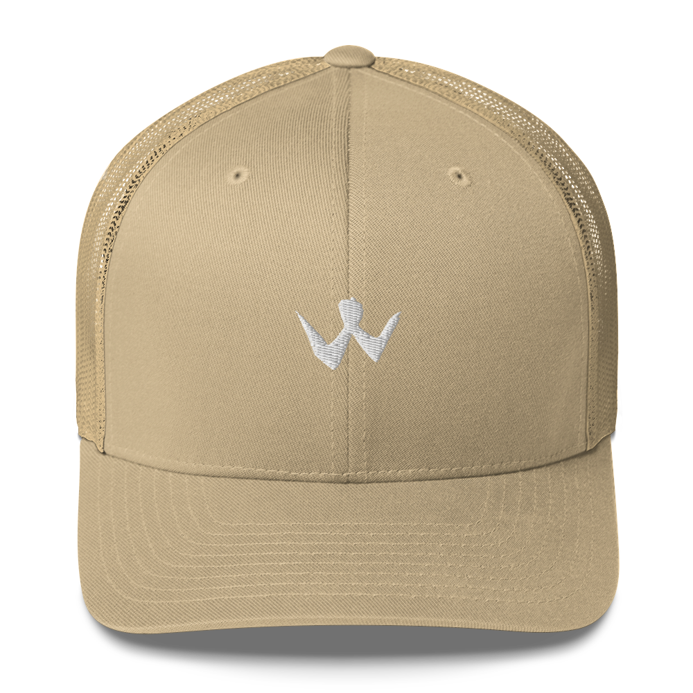 Trucker "W" White