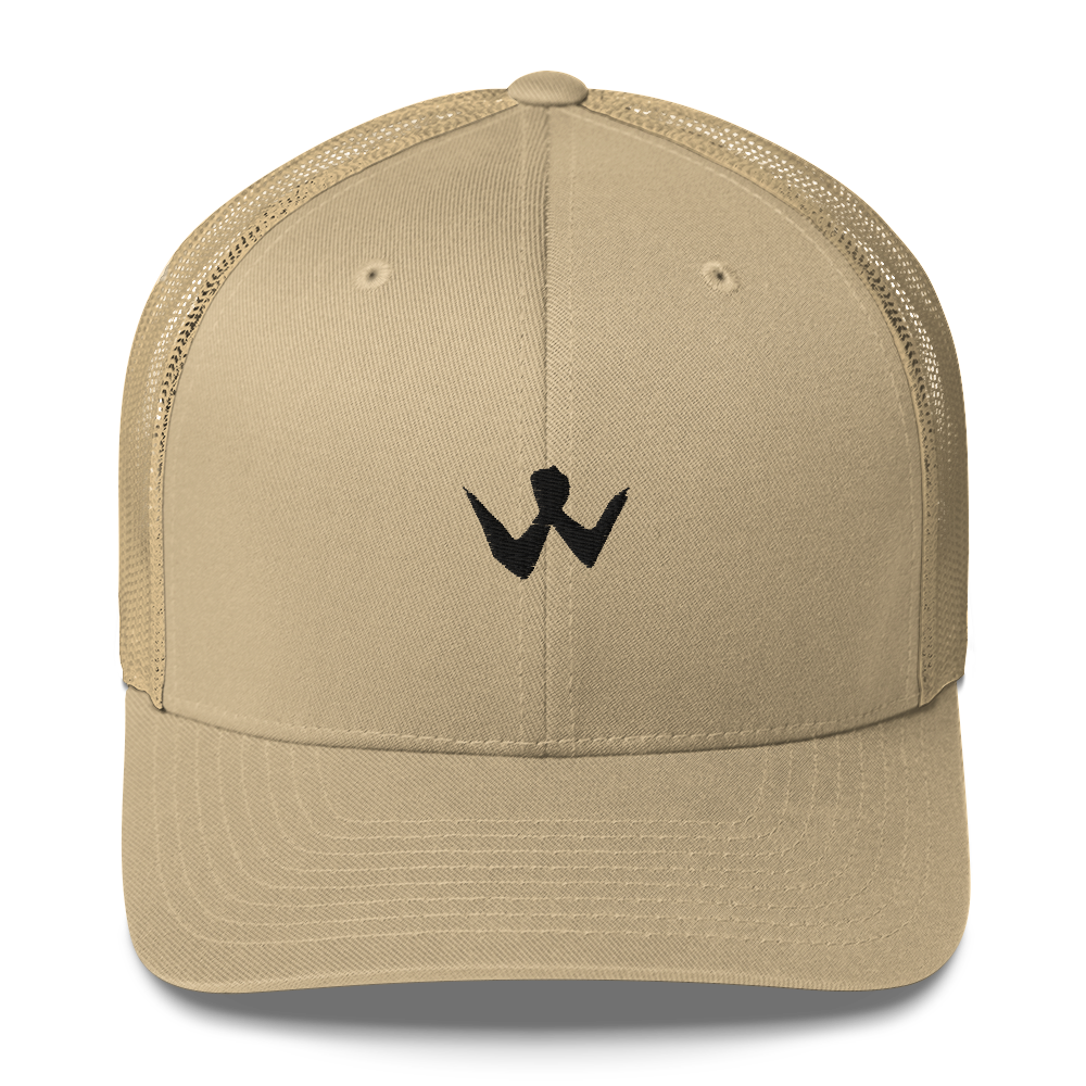 Trucker "W" Black