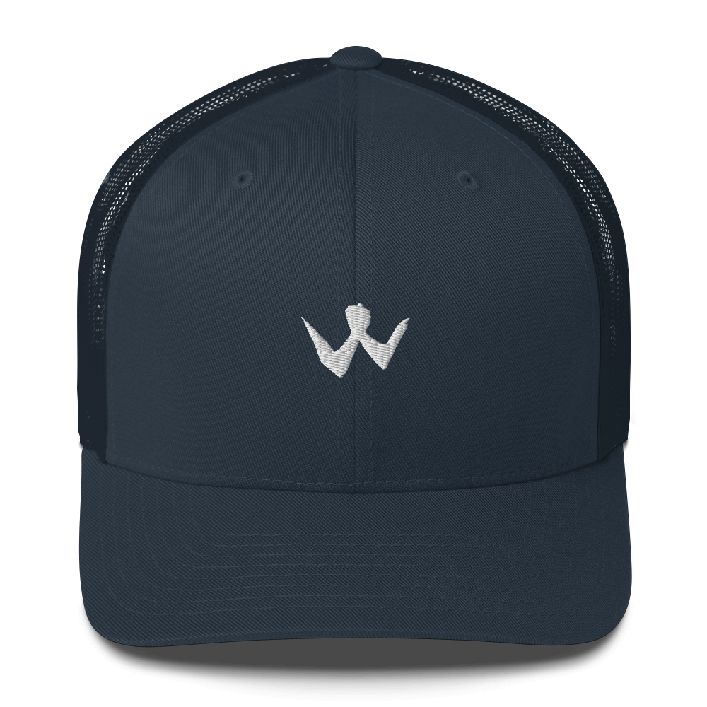 Trucker "W" White