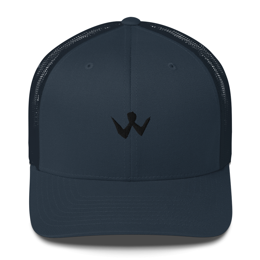 Trucker "W" Black