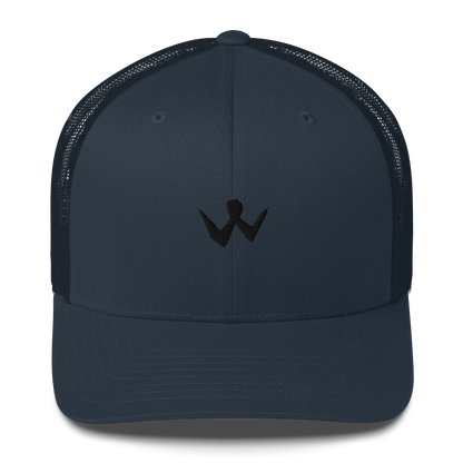 Trucker "W" Black