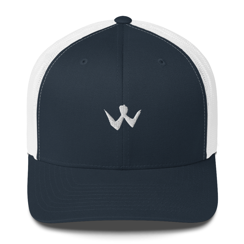 Trucker "W" White