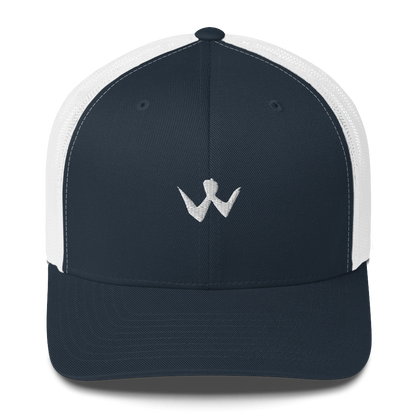 Trucker "W" White