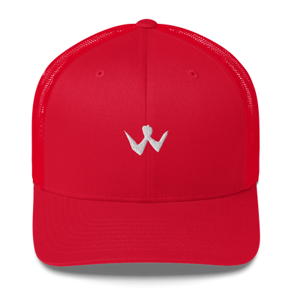 Trucker "W" White