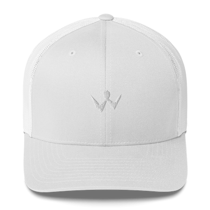 Trucker "W" White