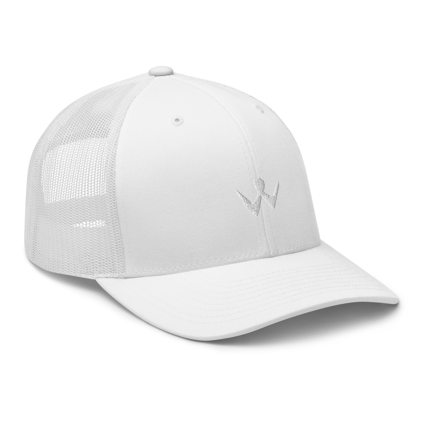 Trucker "W" White