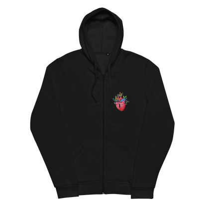 Brotherhood Zip Hoodie Heart Unisex