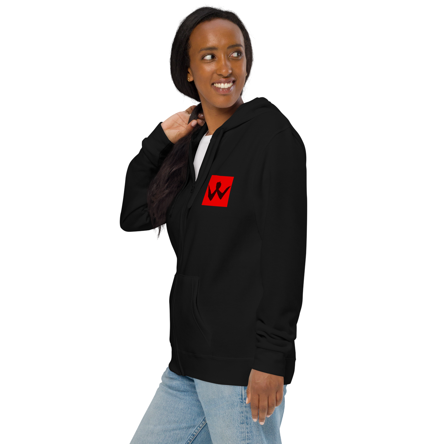 Brotherhood Zip Hoodie Red W Unisex