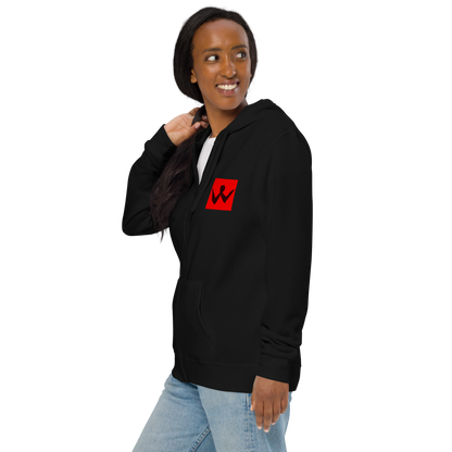 Brotherhood Zip Hoodie Red W Unisex