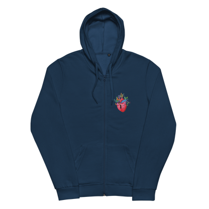 Brotherhood Zip Hoodie Heart Unisex