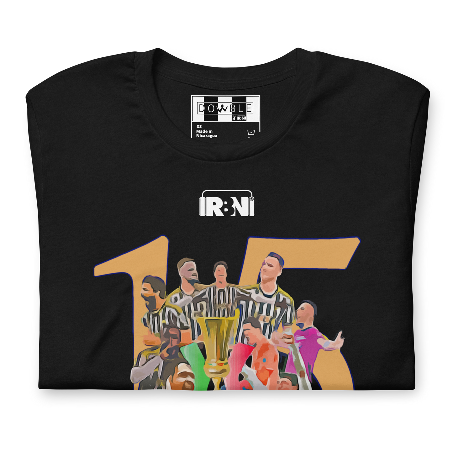 15th Italian Cup Tee Black Unisex