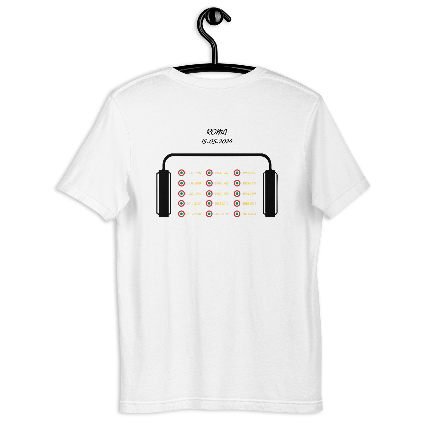 15th Italian Cup Tee White Unisex