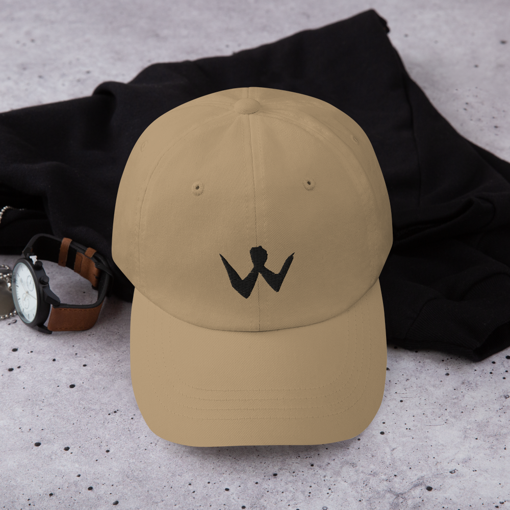 Dad Hat "W" Black Logo Unisex