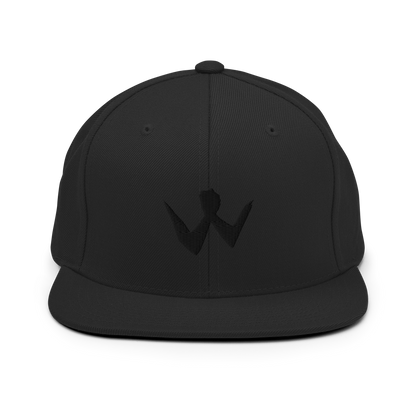 Snapback "W" Black Logo Unisex