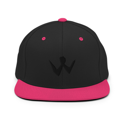 Snapback "W" Black Logo Unisex