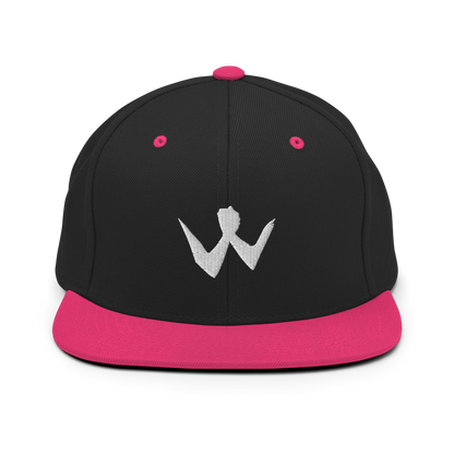 Snapback "W" White Logo Unisex