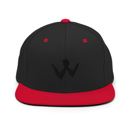 Snapback "W" Black Logo Unisex