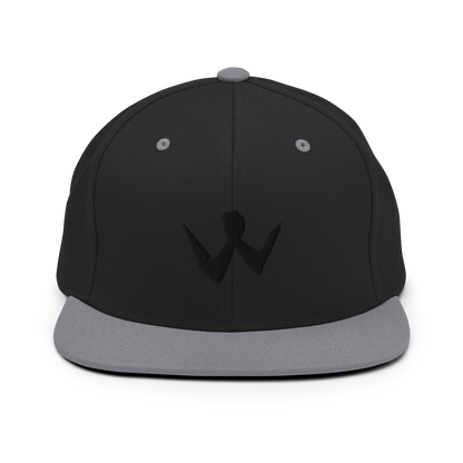 Snapback "W" Black Logo Unisex