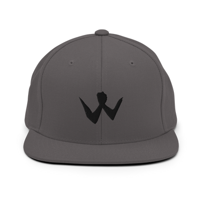 Snapback "W" Black Logo Unisex