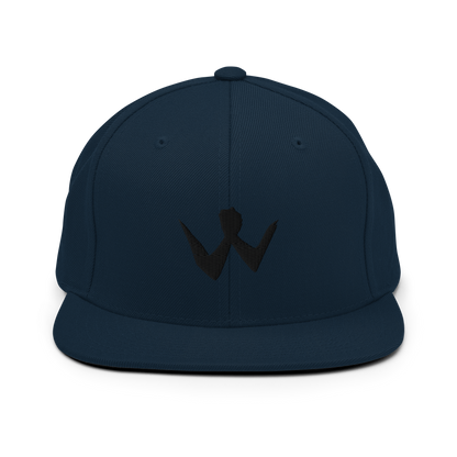 Snapback "W" Black Logo Unisex