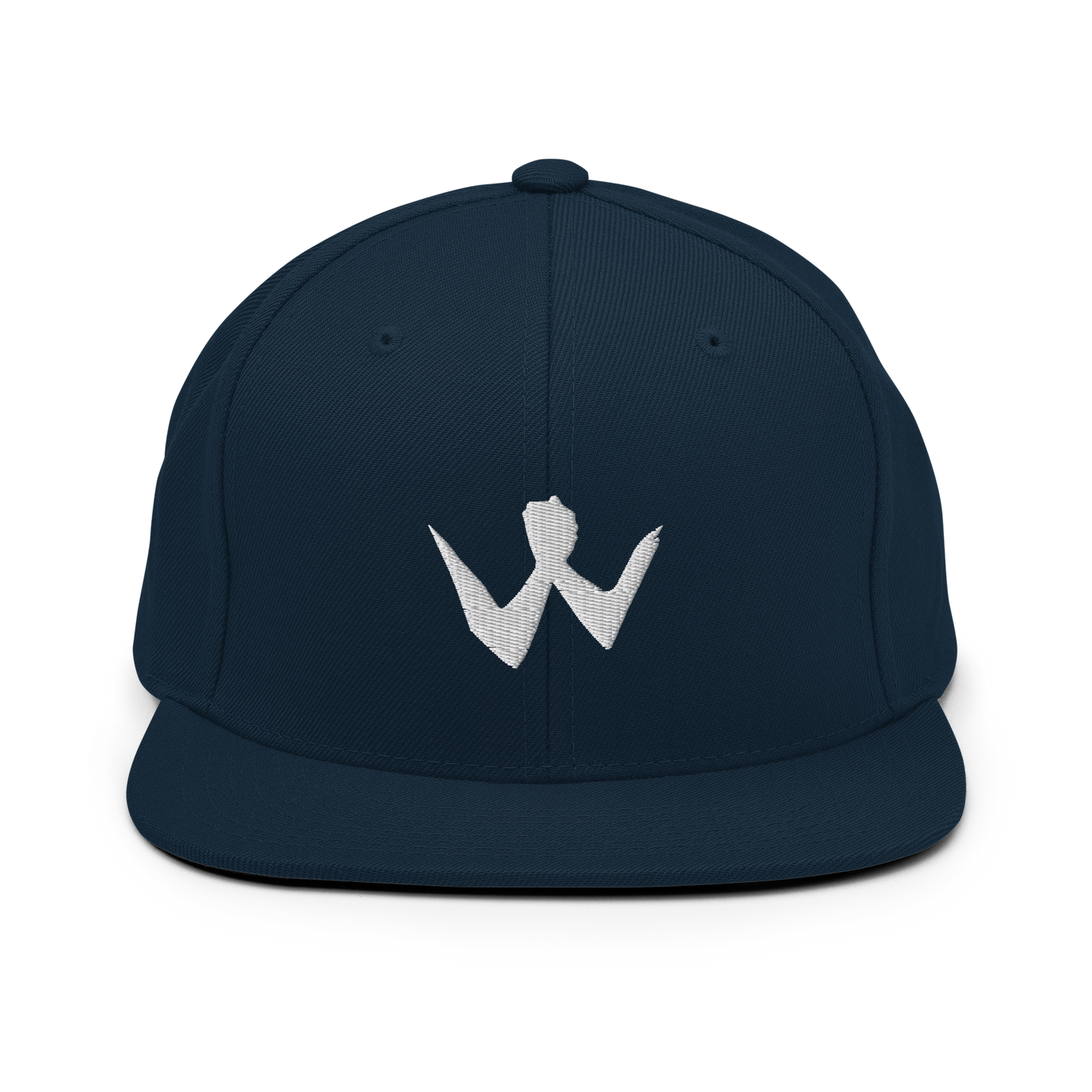 Snapback "W" White Logo Unisex