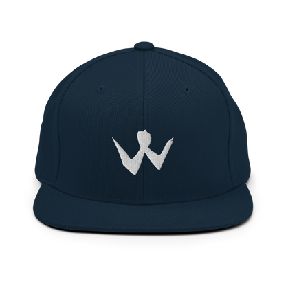 Snapback "W" White Logo Unisex