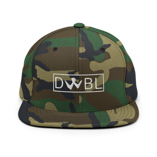 Snapback "DWBL" White Logo Unisex