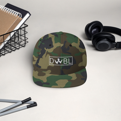 Snapback "DWBL" White Logo Unisex