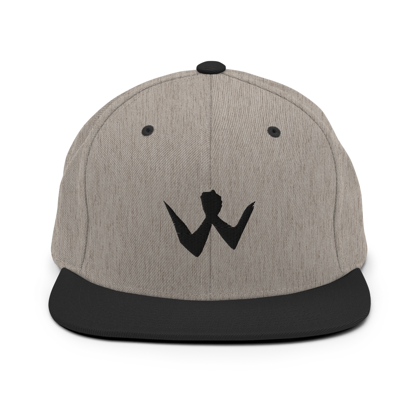 Snapback "W" Black Logo Unisex