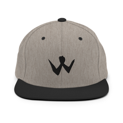 Snapback "W" Black Logo Unisex