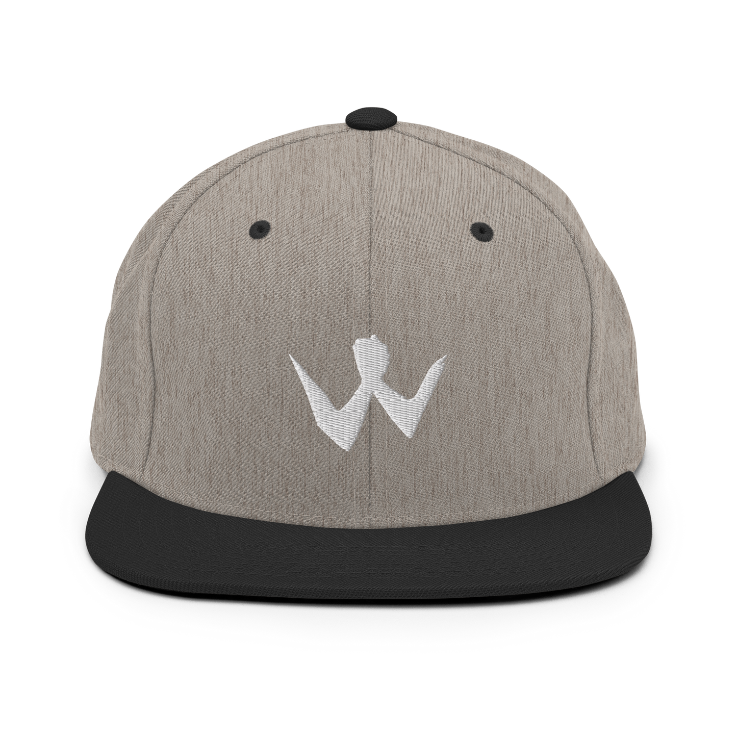 Snapback "W" White Logo Unisex