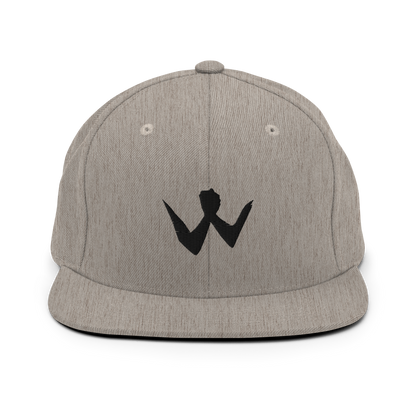 Snapback "W" Black Logo Unisex