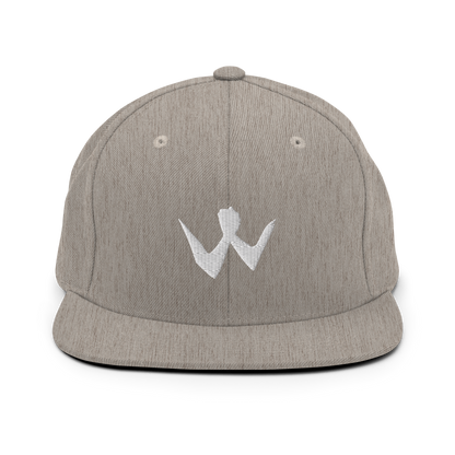 Snapback "W" White Logo Unisex