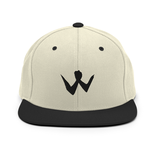 Snapback "W" Black Logo Unisex