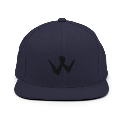 Snapback "W" Black Logo Unisex