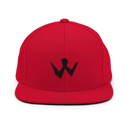 Snapback "W" Black Logo Unisex