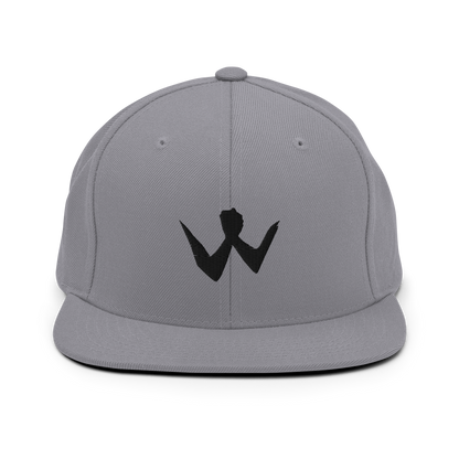 Snapback "W" Black Logo Unisex