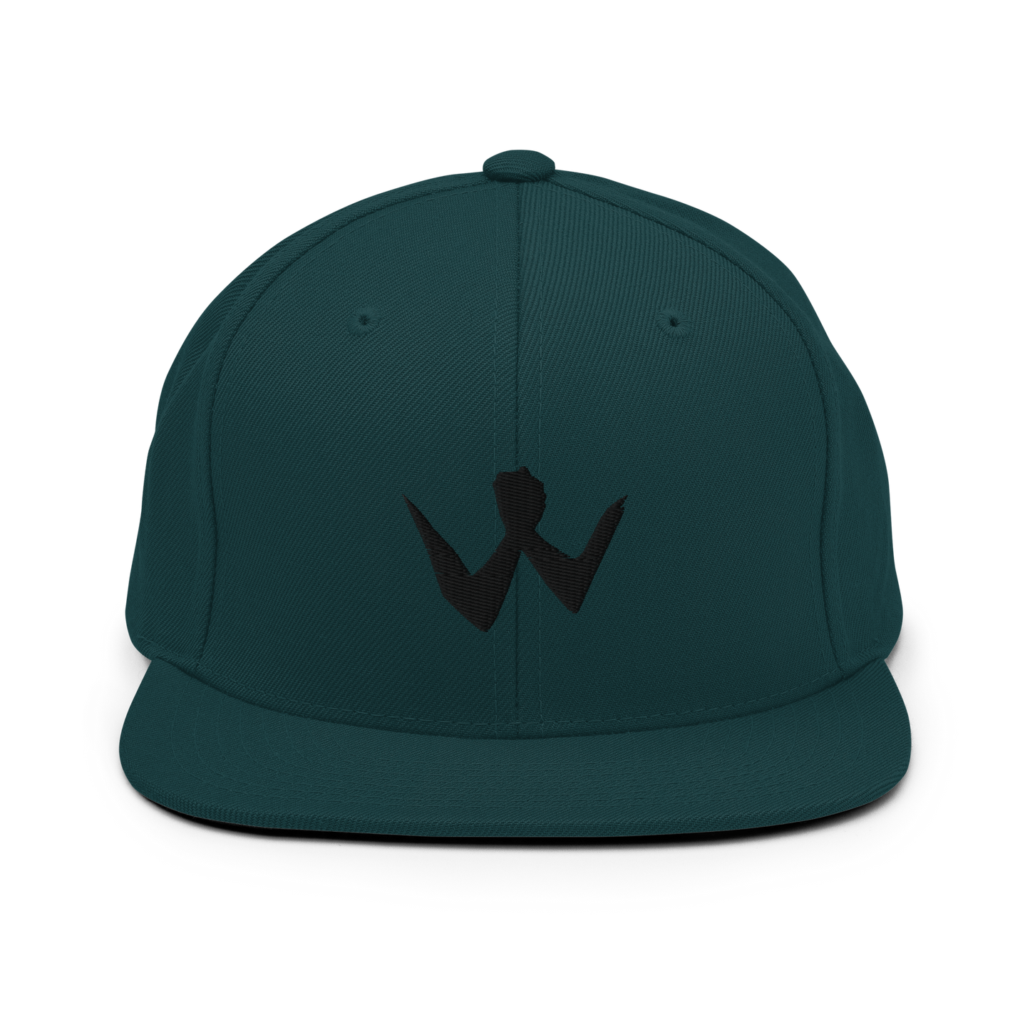 Snapback "W" Black Logo Unisex