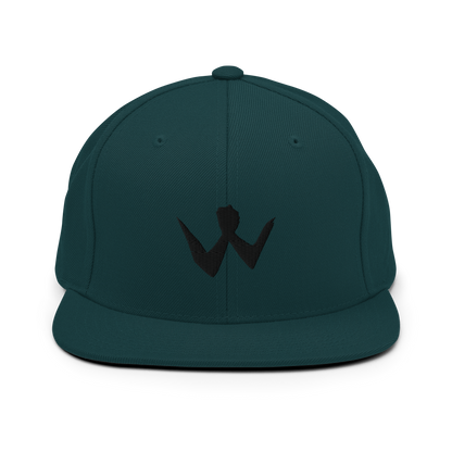 Snapback "W" Black Logo Unisex