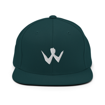 Snapback "W" White Logo Unisex