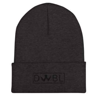 Cuffed Beanie "DWBL" Black Logo Unisex