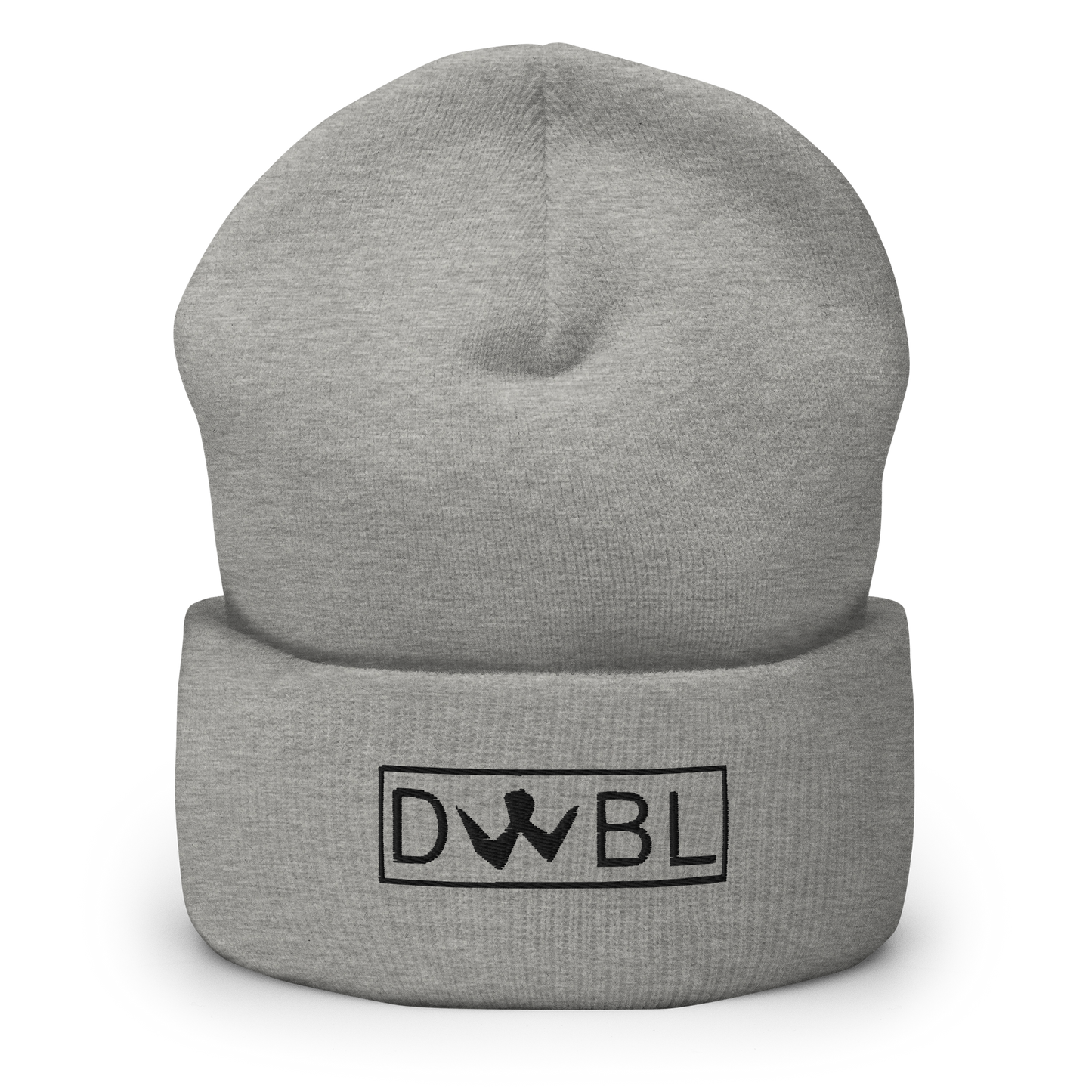 Cuffed Beanie "DWBL" Black Logo Unisex