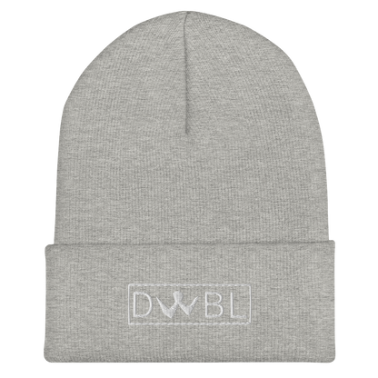 Cuffed Beanie "DWBL" White Logo Unisex