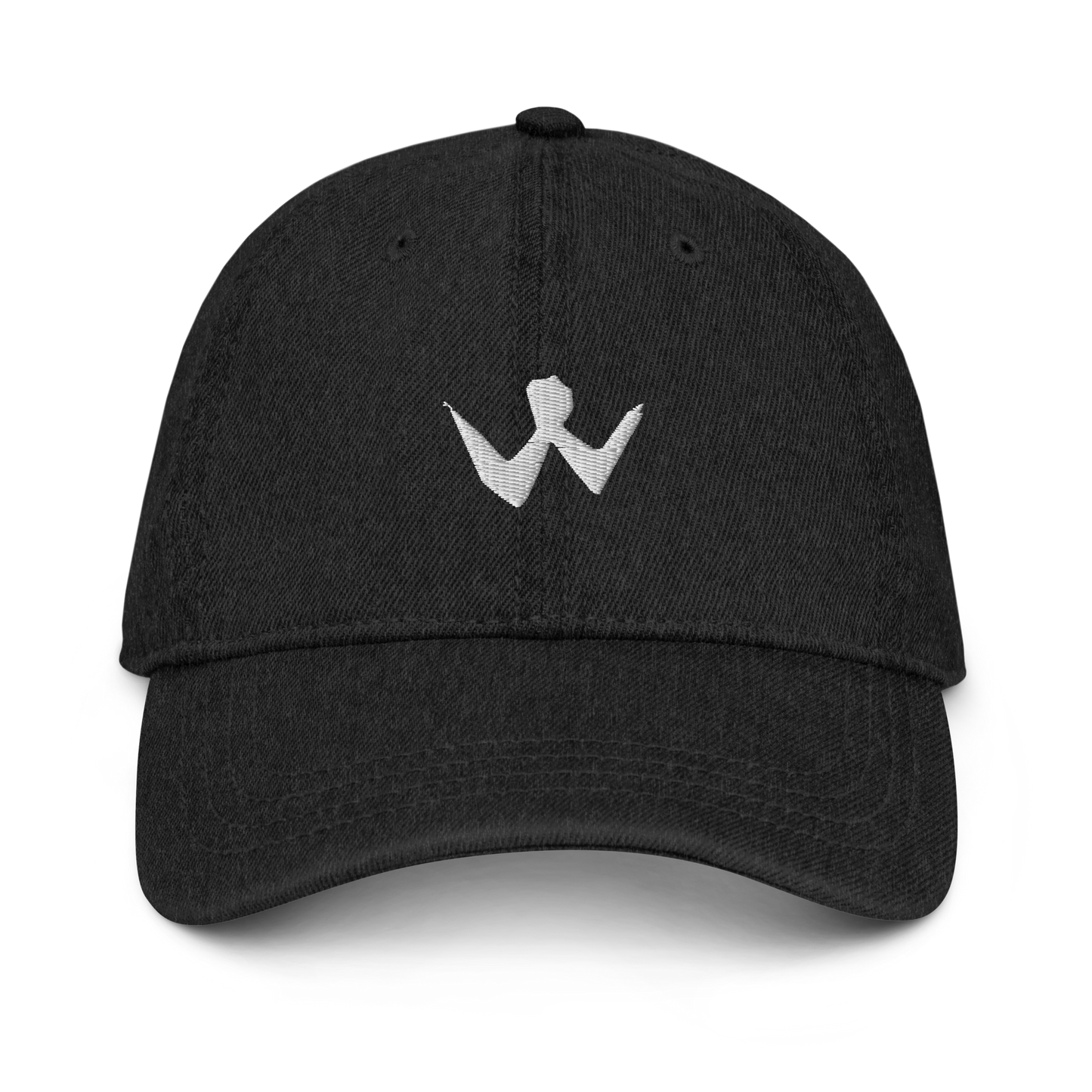 Denim Hat "W" White Logo Unisex